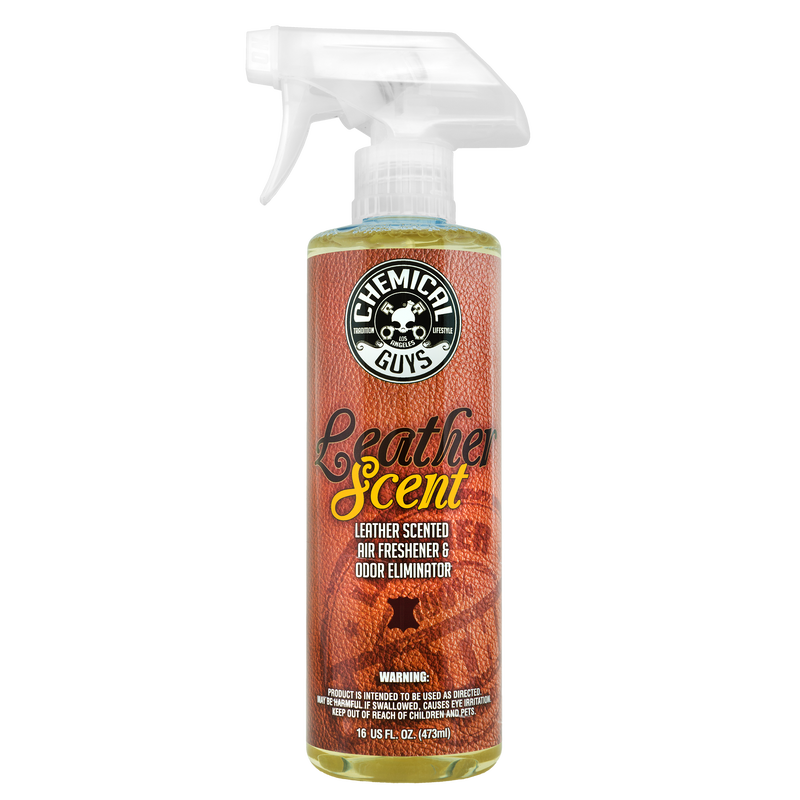 Chemical Guys Leather Scent Air Freshener & Odor Eliminator - 16oz - Chemical Guys CHGAIR_102_16