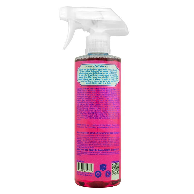 Chemical Guys Fresh Glazed Donut Air Freshener & Odor Eliminator - 4oz - Chemical Guys CHGAIR23304