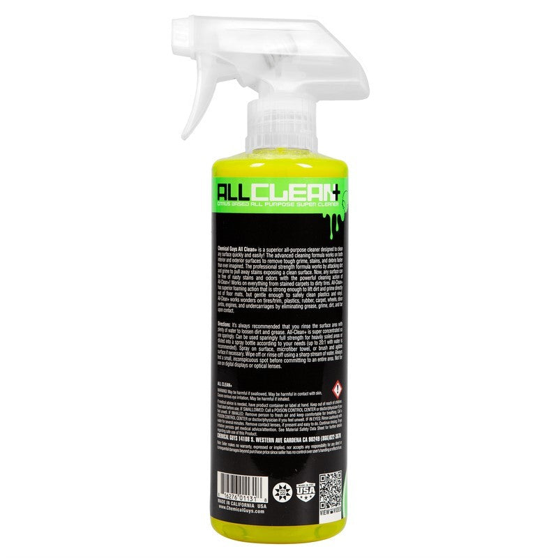 Chemical Guys All Clean+ Citrus Base All Purpose Cleaner - 16oz - Chemical Guys CHGCLD_101_16