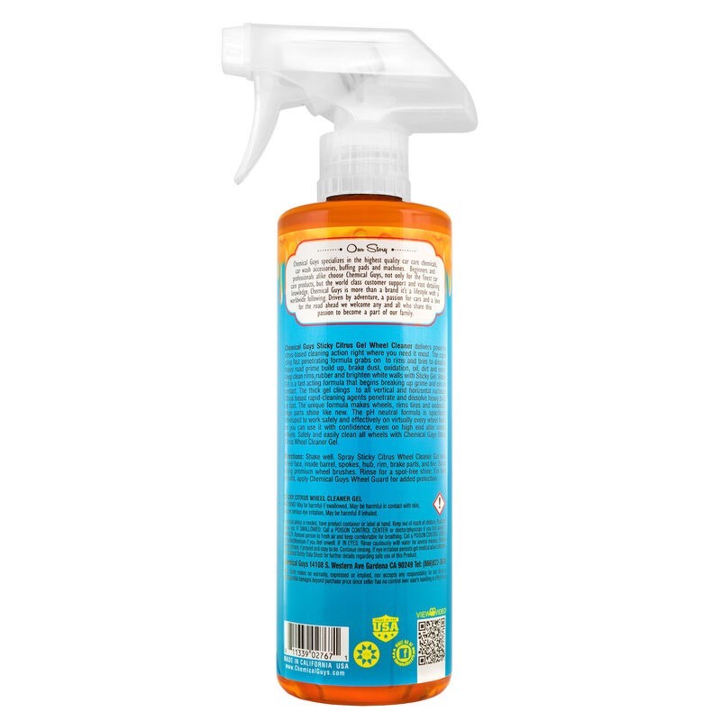 Chemical Guys Sticky Citrus Wheel & Rim Cleaner Gel - 16oz - Chemical Guys CHGCLD10516