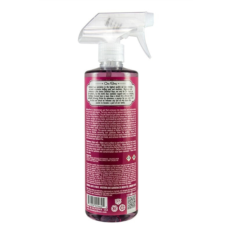Chemical Guys DeCon Pro Iron Remover & Wheel Cleaner - 16oz - Chemical Guys CHGSPI21516