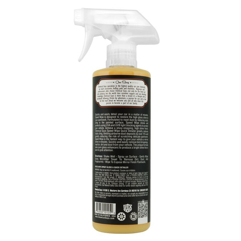 Chemical Guys Speed Wipe Quick Detailer - 16oz - Chemical Guys CHGWAC_202_16