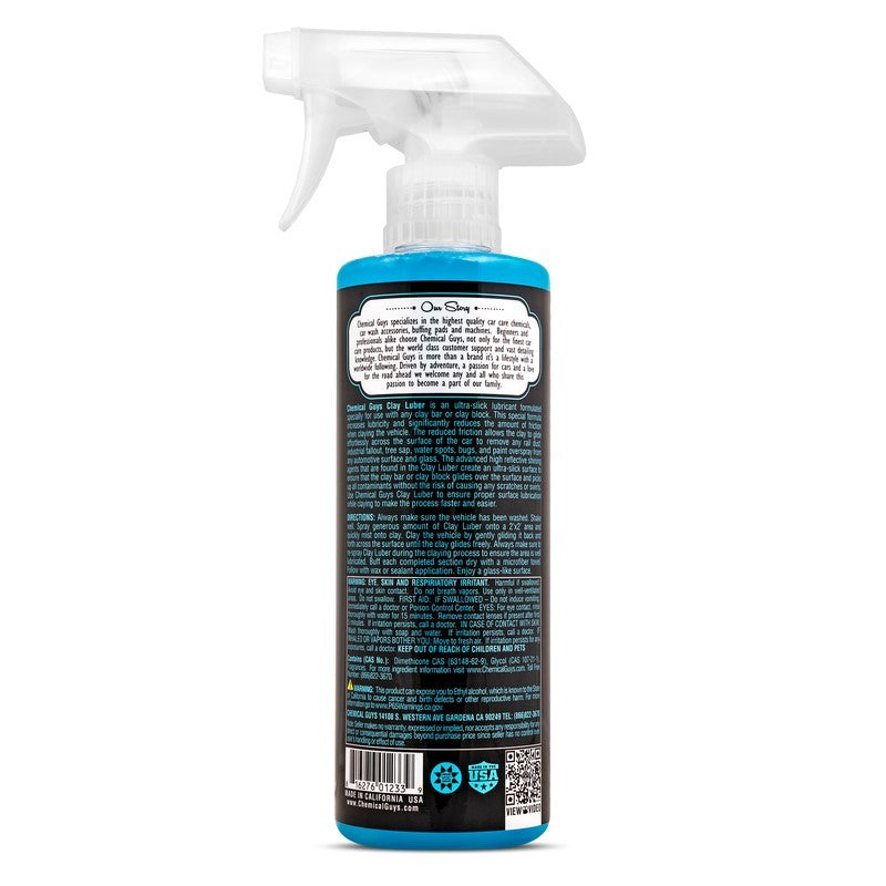 Chemical Guys Clay Luber Synthetic Lubricant & Detailer - 16oz - Chemical Guys CHGWAC_CLY_100_16