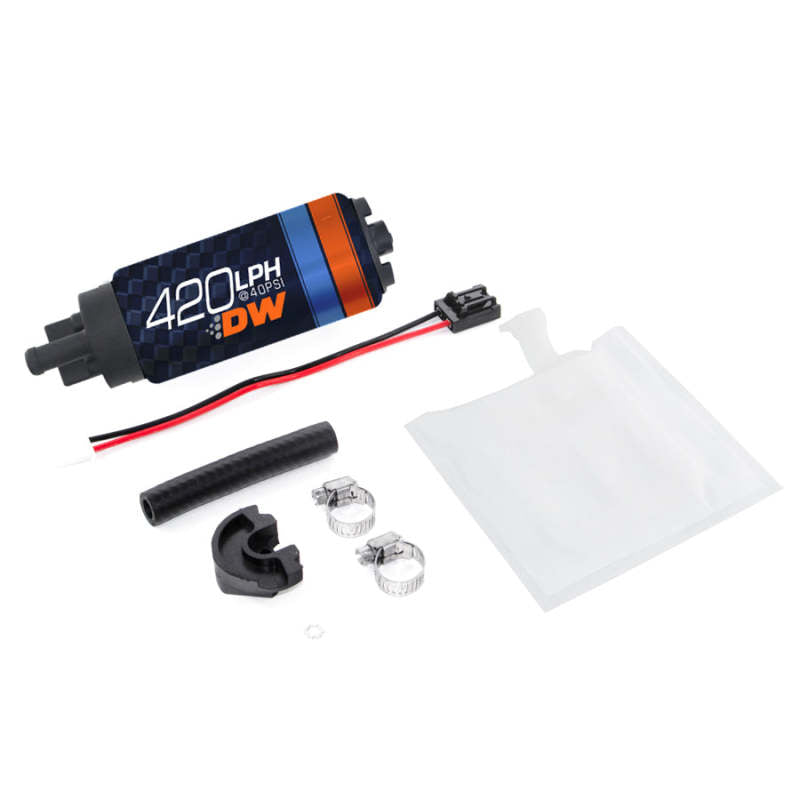 Deatschwerks DW420 Series 420lph In-Tank Fuel Pump w/ Install Kit For Forester 97-07 Impreza-Fuel Pumps-DeatschWerks-00887753542366-