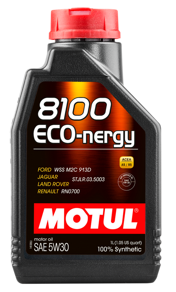 Motul 1L Synthetic Engine Oil 8100 5W30 ECO-NERGY - Ford 913C Motul