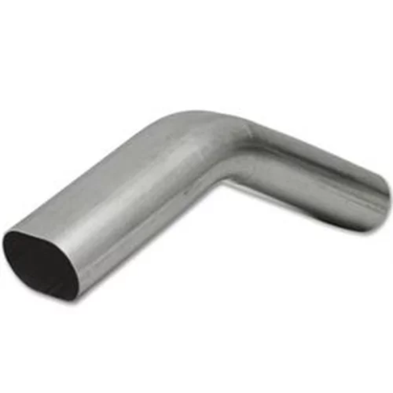Granatelli 3in Oval Stainless Steel Vertical Radius 45 Deg bend 4.5in Bend Radius Tubing Granatelli Motor Sports