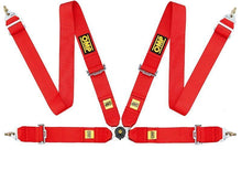 Load image into Gallery viewer, OMP Safety Harness First 3In 4 Points Red Fia 8854/98-Seat Belts &amp; Harnesses-OMP