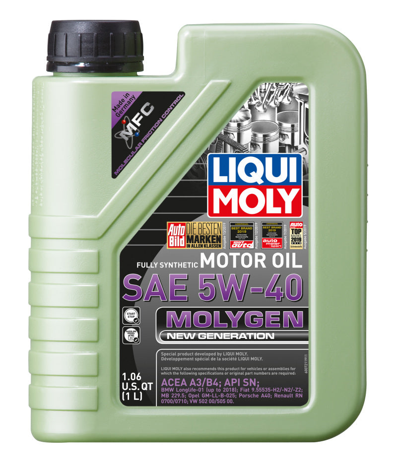 LIQUI MOLY 1L Molygen New Generation Motor Oil SAE 5W40-Motor Oils-LIQUI MOLY