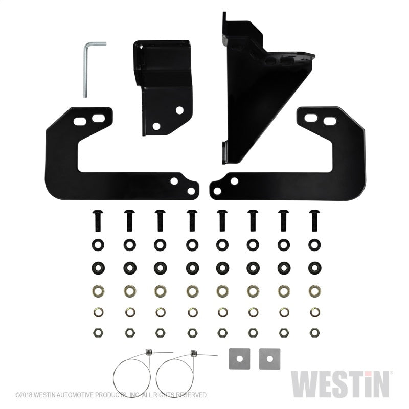 Westin 17-19 Ford F-250/350 w/ Front Camera HDX Grille Guard - Black Westin