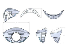 Load image into Gallery viewer, Burly Brand Touring Sport Fairing Tall-Wind Deflectors-Burly Brand
