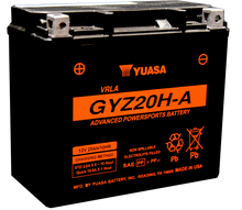 Load image into Gallery viewer, Yuasa GYZ20HA High Performance Maintenance Free AGM 12 Volt Battery-Batteries-Yuasa Battery