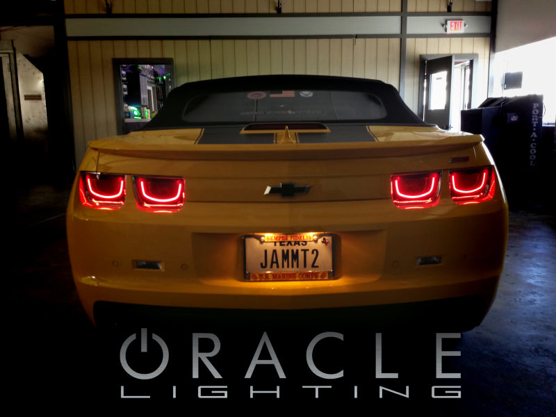 Oracle Chevy Camaro 10-13 Afterburner 2.0 Tail Light Halo Kit - Red ORACLE Lighting