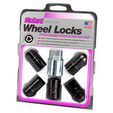 Load image into Gallery viewer, McGard Wheel Lock Nut Set - 5pk. (Cone Seat) M14X1.5 / 22mm Hex / 1.639in OAL - Black McGard