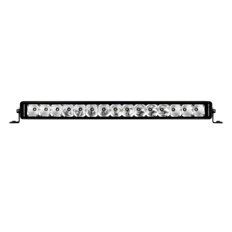 Go Rhino Xplor Bright Series Sgl Row LED Light Bar (Side/Track Mount) 20.5in. - Blk Go Rhino