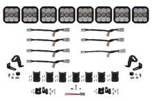 Load image into Gallery viewer, Diode Dynamics SS5 Pro Universal CrossLink 8-Pod Lightbar - White Combo Diode Dynamics