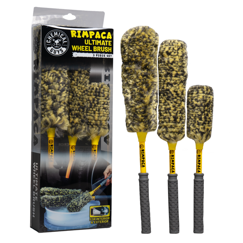 Chemical Guys Rimpaca Ultimate Wheel Brush Set - 3 Pcs Chemical Guys