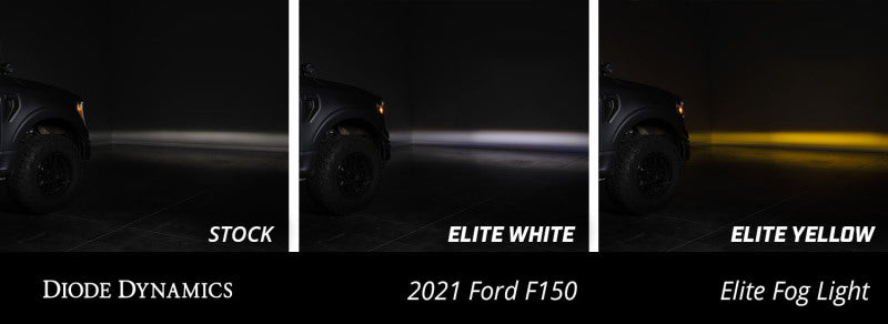 Diode Dynamics 21-23 Ford F-150 Elite Fog Lamps - Yellow Diode Dynamics