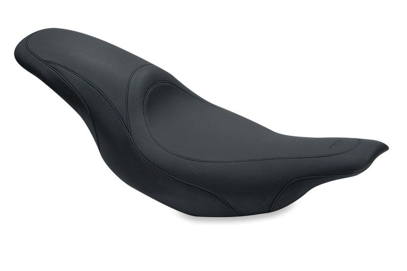 Mustang 97-07 Harley Electra Glide, Rd Glide Tripper Fastback 1PC Seat - Black Mustang Motorcycle