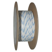 Load image into Gallery viewer, NAMZ OEM Color Primary Wire 100ft. Spool 18g - White/Blue Stripe NAMZ