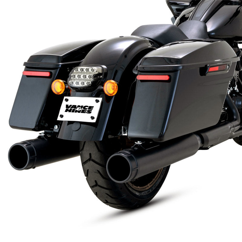 Vance & Hines HD Touring 17-22 Torquer 450 Mach Cut Slip-On Exhaust Vance and Hines
