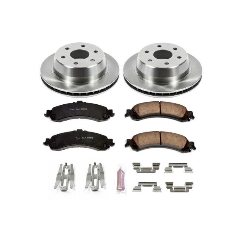 Power Stop 02-06 Cadillac Escalade Rear Autospecialty Brake Kit-Brake Kits - OE-PowerStop
