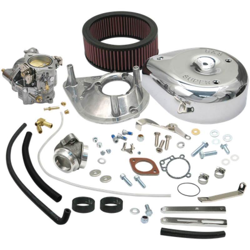 S&S Cycle 79-84 BT Models Super E Carburetor Kit -Standard Tanks-Misc Powersports-S&S Cycle