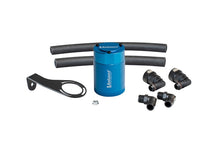Load image into Gallery viewer, Volant 21-23 Ford Bronco 2.7L Turbo Auto 3oz Aluminum Oil Catch Can w/Mounting Bracket - Blue Volant