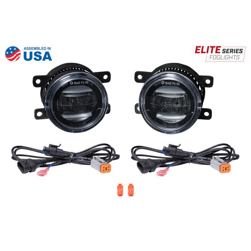 Diode Dynamics Elite Series Type A Fog Lamps - White (Pair)-Fog Lights-Diode Dynamics-195995127211-