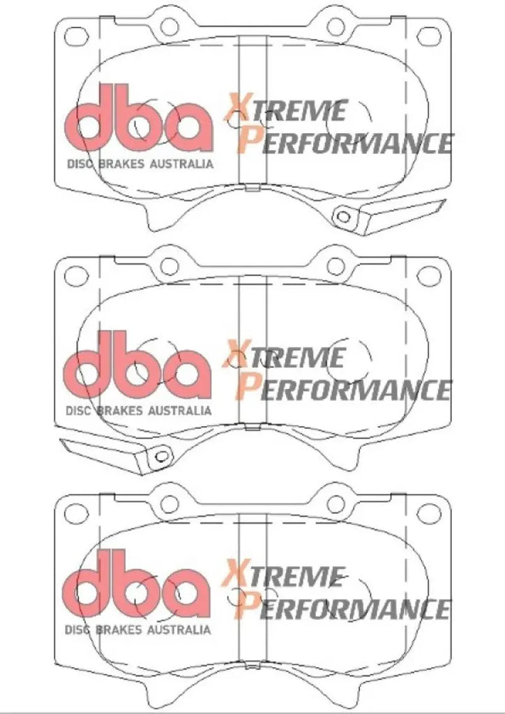 DBA 2015 Toyota Tacoma XP650 Front Brake Pads - DBA DB1482XP