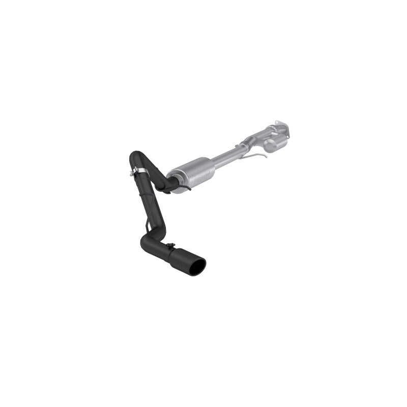 Black-Coated Aluminized Steel, 3 Cat-Back, Single Side Exit 2019-2024 1500 Silverado/ Sierra 2.7L-Catback-MBRP-882963133281-