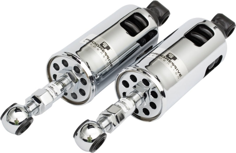 Progressive 00-17 Harley Davidson Softail Shocks - Chrome Progressive
