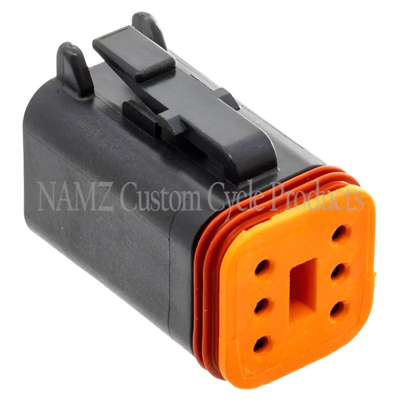 NAMZ Deutsch DT Series 6-Wire Plug & Wedgelock - Black (Repl. HD 72116-94BK) NAMZ