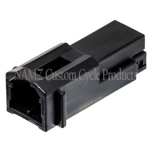 Load image into Gallery viewer, NAMZ AMP Multilock 2-Position Male Wire Cap Housing (HD 73102-96BK)-Wiring Connectors-NAMZ