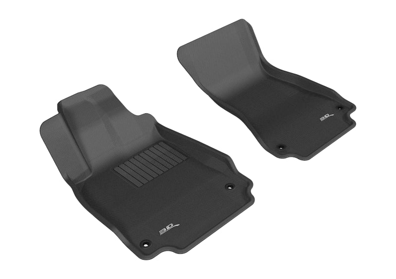3D MAXpider 2012-2018 Audi A6/A7/S6/S7/RS7 Kagu 1st Row Floormat - Black 3D MAXpider