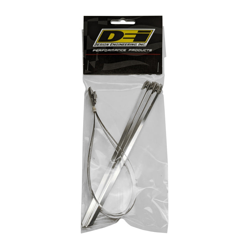 DEI 10205 Stainless Steel Locking Tie Eight 8in and Four 14in per pack - DEI 10205