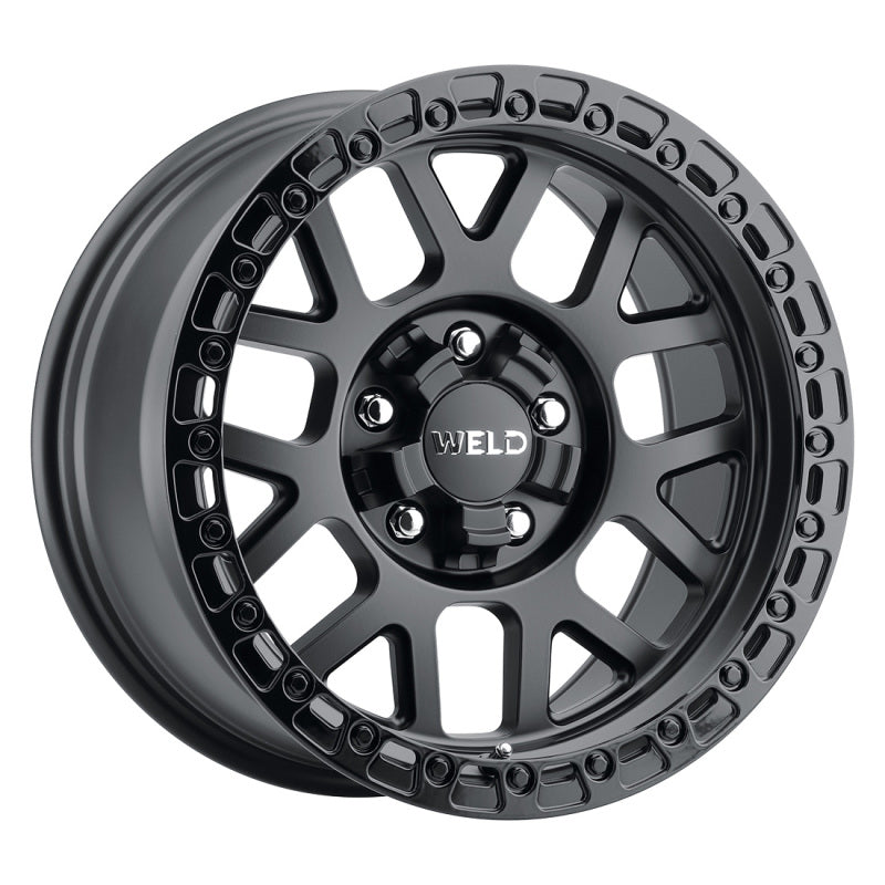 Weld Off-Road W104 17X9.0 Cinch 6X135 6X139.7 ET00 BS5.00 Satin Black Gloss Black 106.1-Wheels - Cast-Weld
