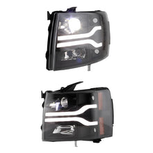 Load image into Gallery viewer, Spyder Chevy Silverado 1500 07-13/2500HD/3500HD 07-14 LED Black PRO-YD-CS07V3PL-BK SPYDER