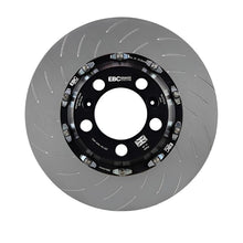 Load image into Gallery viewer, EBC Racing 2012+ Tesla Model S 2 Piece Floating Conversion SG Racing Front Rotors-Brake Rotors - 2 Piece-EBC-889668209624-