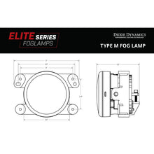 Load image into Gallery viewer, Diode Dynamics DD5130P Elite Foglamp Type M White (pair) - Diode Dynamics DD5130P