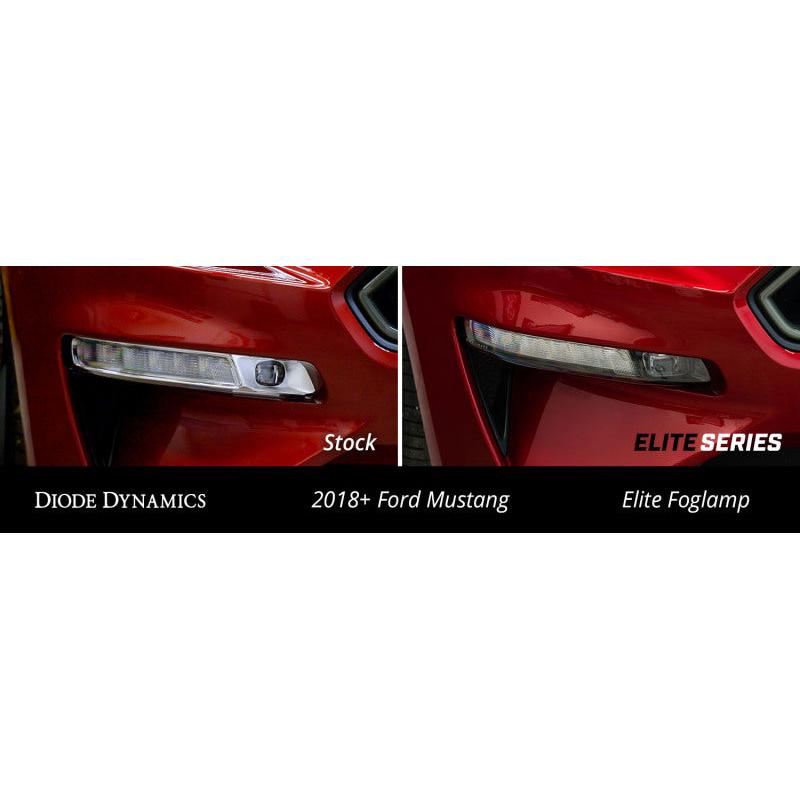 Diode Dynamics DD5132 Elite Series Combination Fog Lamp for 2018-2023 Ford Mustang, Cool White (pair) - Diode Dynamics DD5132
