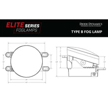 Load image into Gallery viewer, Diode Dynamics DD5134P Elite Foglamp Type B White (pair) - Diode Dynamics DD5134P