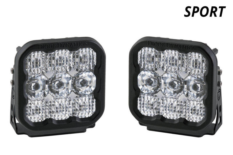 Diode Dynamics DD6768P SS5 LED Pod Sport White Spot (pair) - Diode Dynamics DD6768P