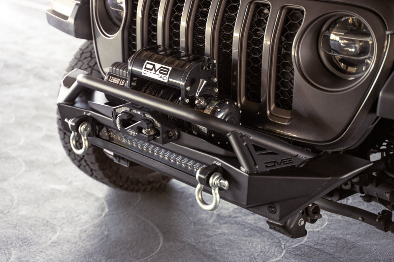 DV8 Offroad 07-23 Jeep Wrangler JK/JL & Gladiator JT FS-1 Series Stubby Front Bumper-Bumpers - Steel-DV8 Offroad