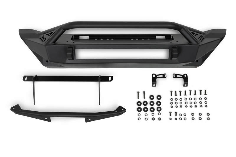 DV8 Offroad 07-23 Jeep Wrangler JK/JL & Gladiator JT FS-1 Series Stubby Front Bumper-Bumpers - Steel-DV8 Offroad