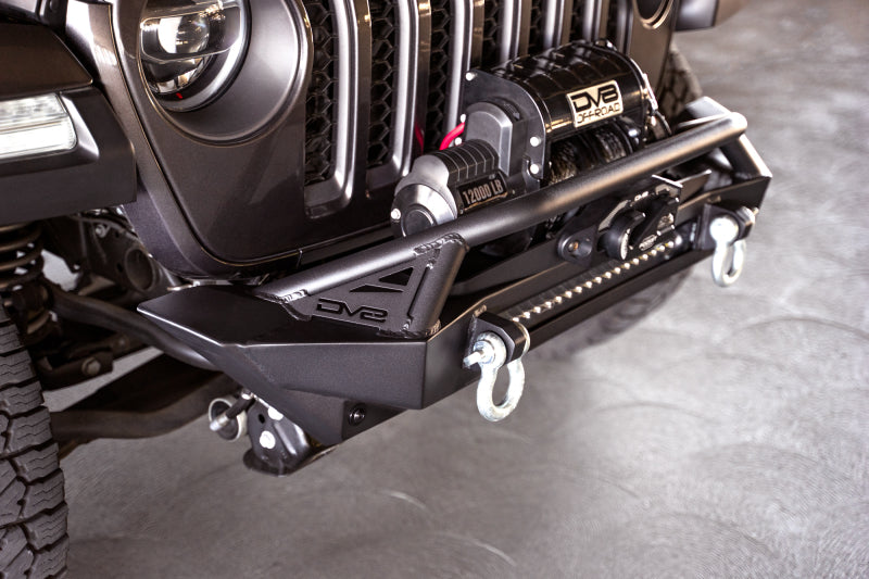 DV8 Offroad 07-23 Jeep Wrangler JK/JL & Gladiator JT FS-1 Series Stubby Front Bumper-Bumpers - Steel-DV8 Offroad