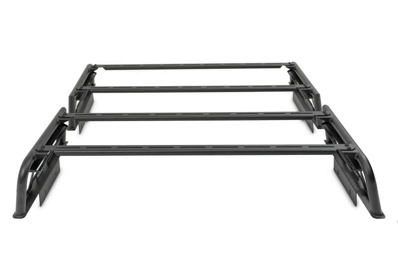 DV8 Offroad 07-23 Toyota Tundra / 09-23 Ford F150 Raptor MTO Series Bed Rack - 2pc Adj.-Bed Racks-DV8 Offroad