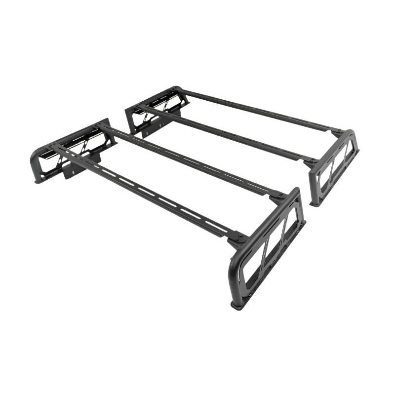 DV8 Offroad 07-23 Toyota Tundra / 09-23 Ford F150 Raptor MTO Series Bed Rack - 2pc Adj.-Bed Racks-DV8 Offroad