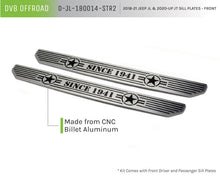 Load image into Gallery viewer, DV8 Offroad 2018-2019 Jeep Gladiator JL Front Sill Plates DV8 Offroad