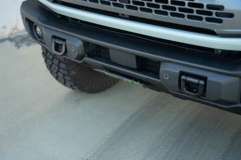 DV8 Offroad 2021 Ford Bronco Capable Bumper Slanted Front License Plate Mount-Uncategorized-DV8 Offroad-810087813000-
