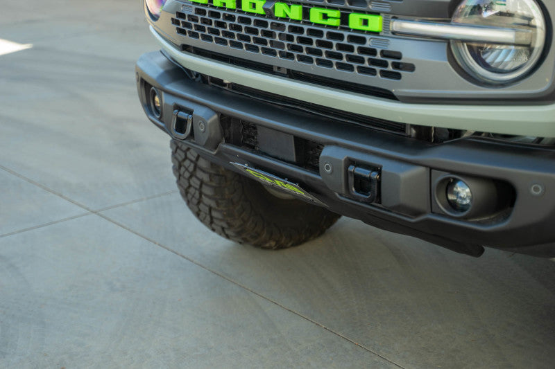 DV8 Offroad 2021 Ford Bronco Capable Bumper Slanted Front License Plate Mount-Uncategorized-DV8 Offroad-810087813000-